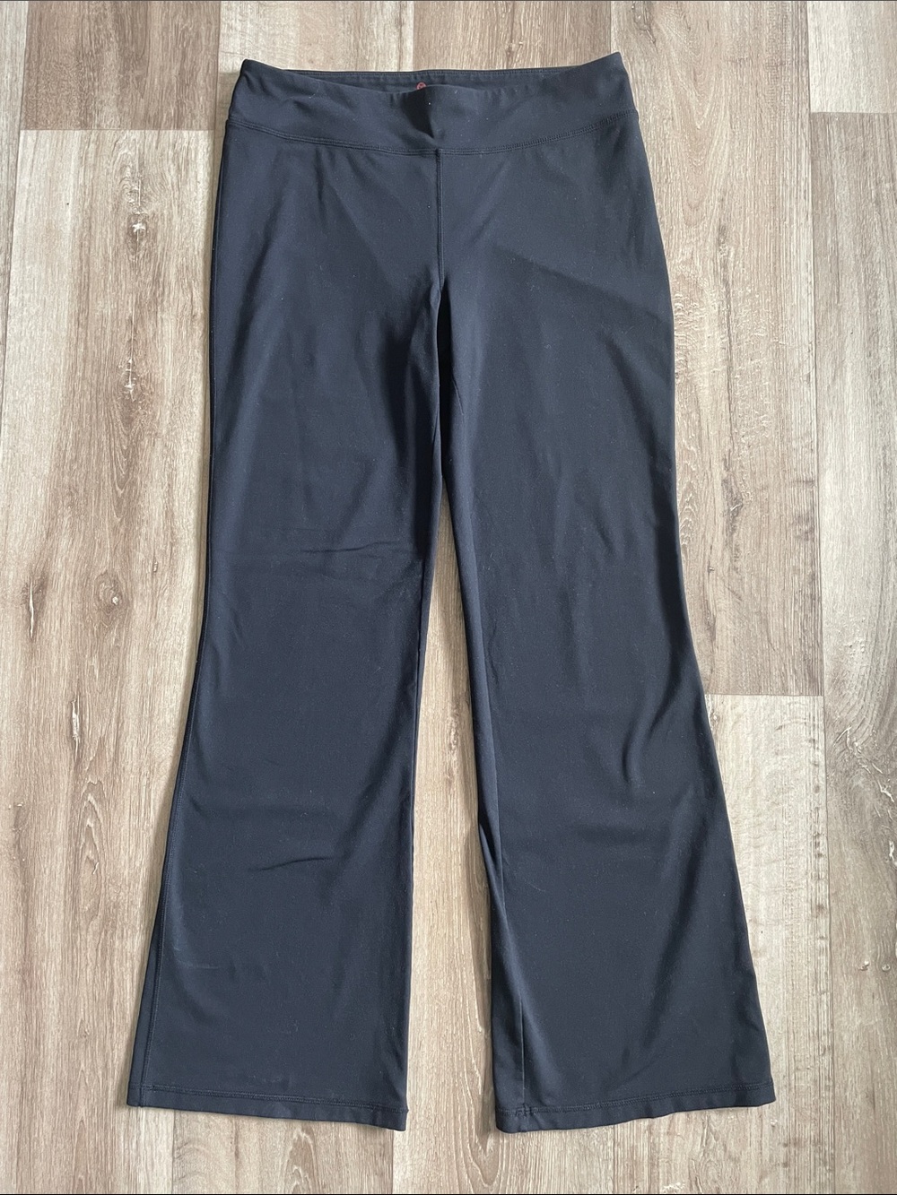 Talbots Black Wide-Leg Stretch Yoga Pants M